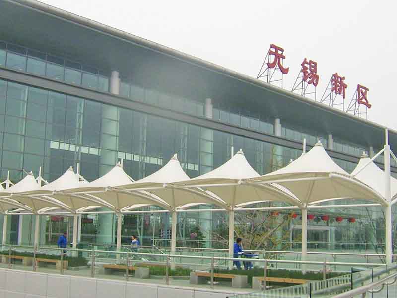 膜結(jié)構(gòu)廣場(chǎng)景觀(guān)小品