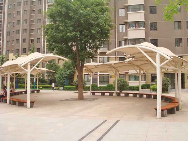 膜結(jié)構(gòu)廣場景觀小品